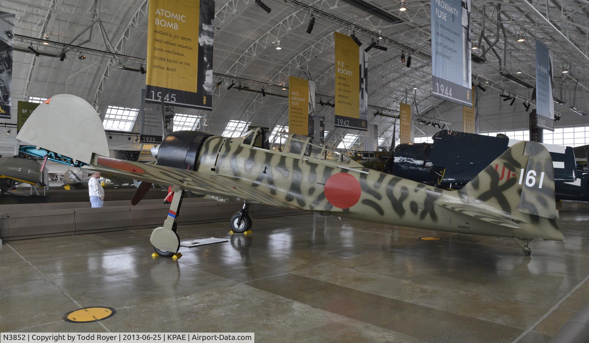 N3852, Mitsubishi A6M3 Reisen (Zero) C/N 3852, Part of the Flying Heritage Collection