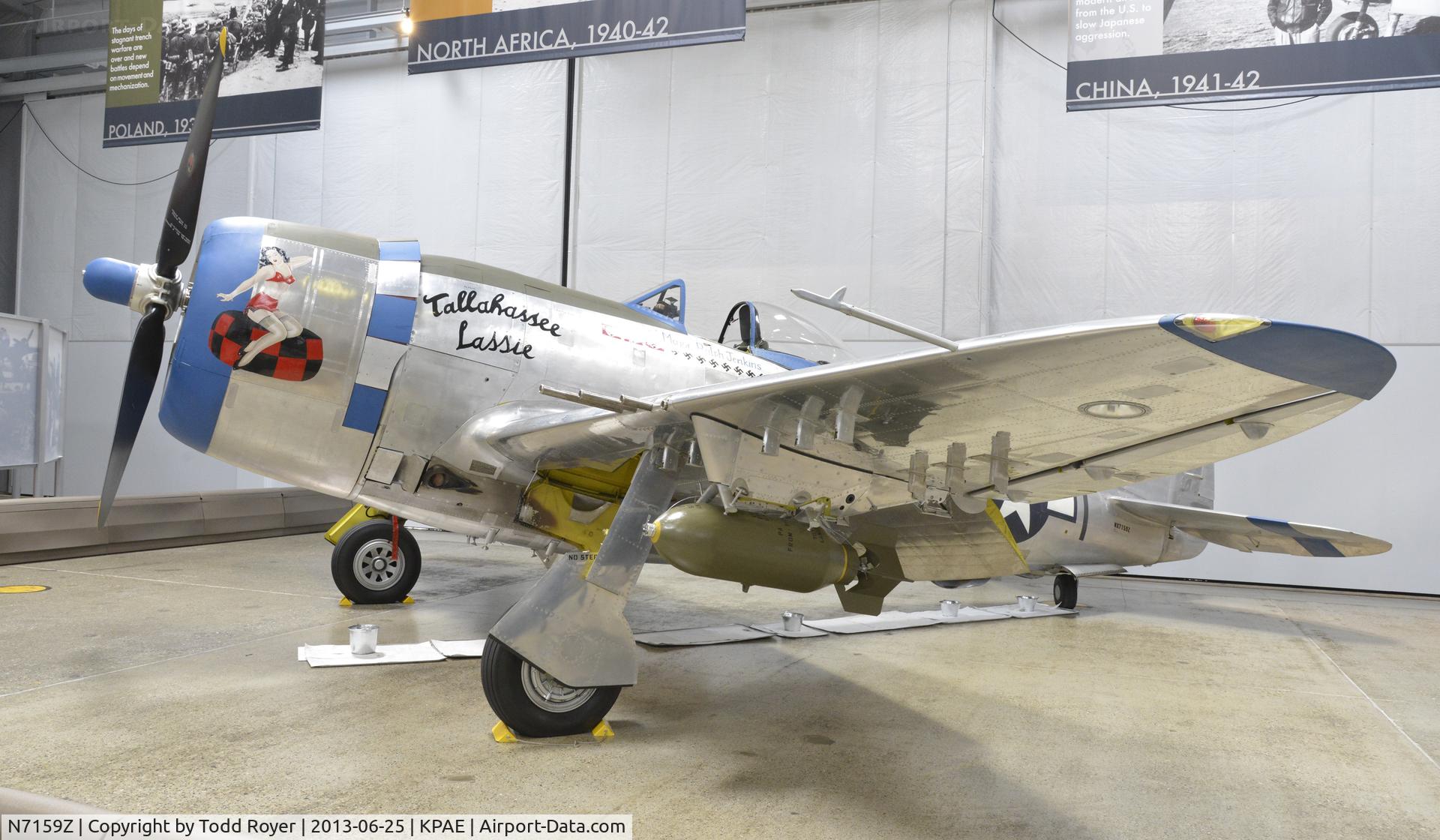 N7159Z, 1945 Republic P-47D Thunderbolt C/N 399-55945, Part of the Flying Heritage Collection