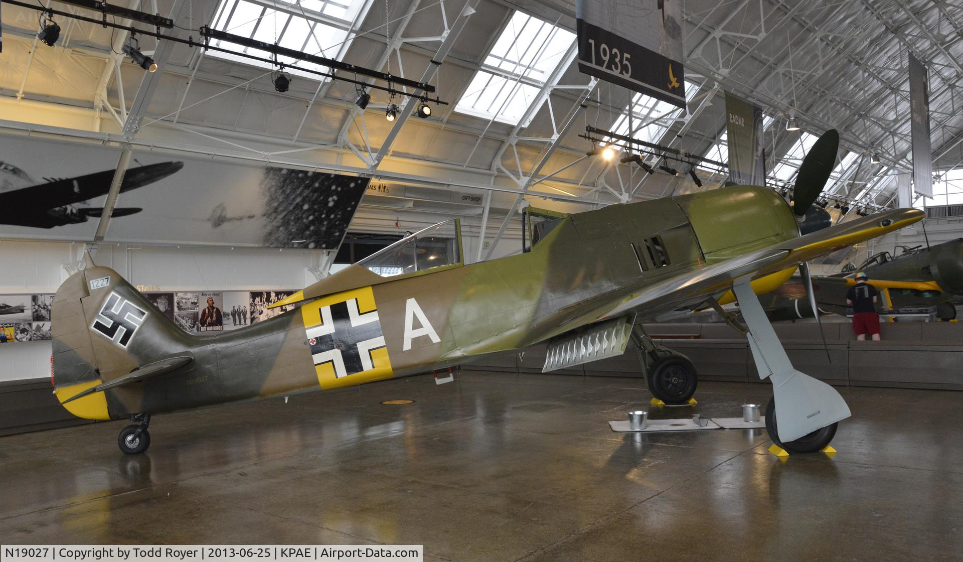 N19027, Focke-Wulf Fw-190A-5/U3 C/N 0151227, Part of the Flying Heritage Collection