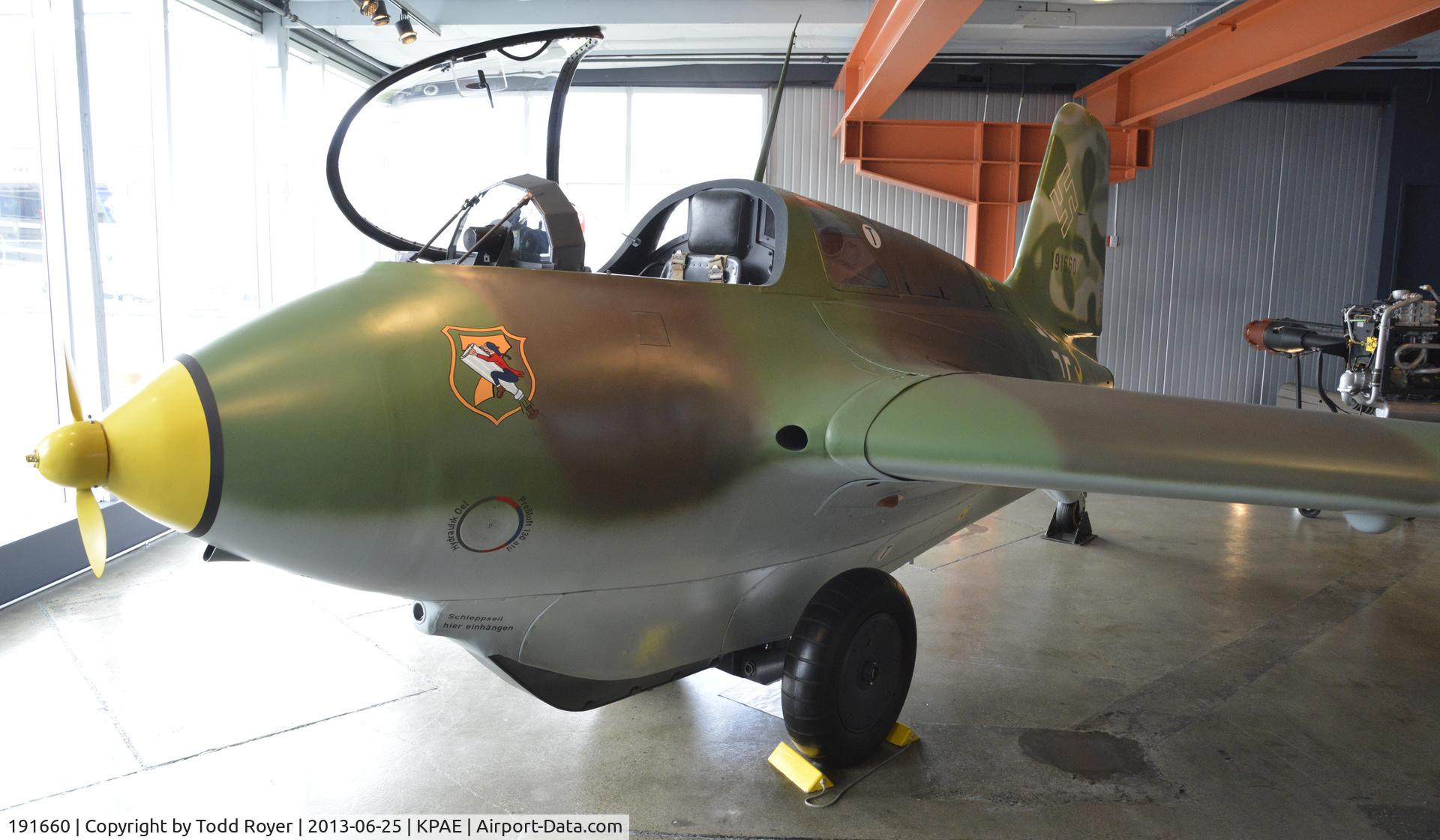 191660, Messerschmitt Me-163.B-1a Komet C/N 191660, Part of the Flying Heritage Collection