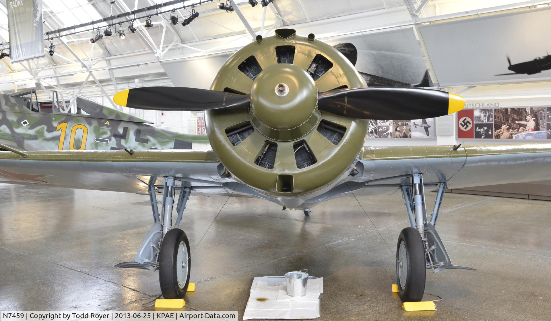 N7459, 1940 Polikarpov I-16 Type 24 C/N 2421014, Part of the Flying Heritage Collection