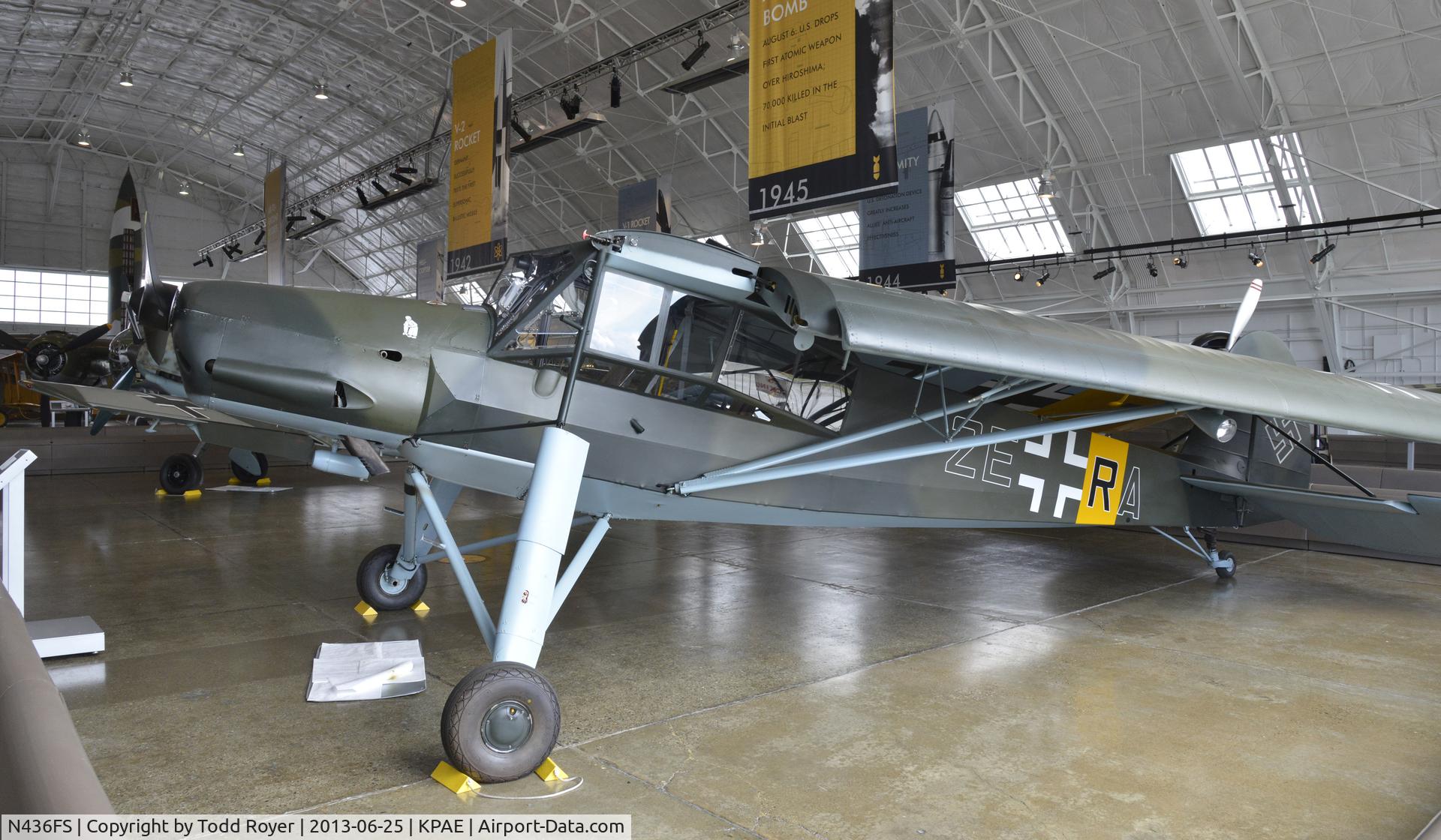 N436FS, Fieseler Fi-156C-2 Storch C/N 4362, Part of the Flying Heritage Collection