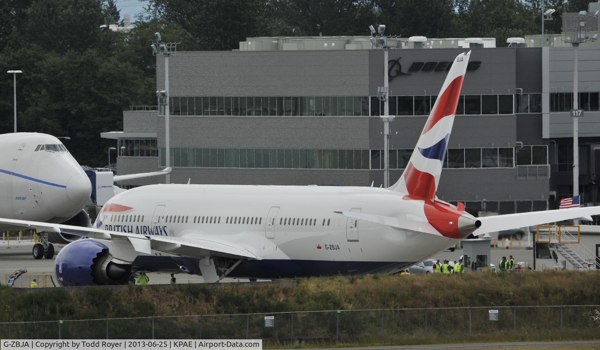 G-ZBJA, 2013 Boeing 787-8 Dreamliner C/N 38609, Preparing for departure