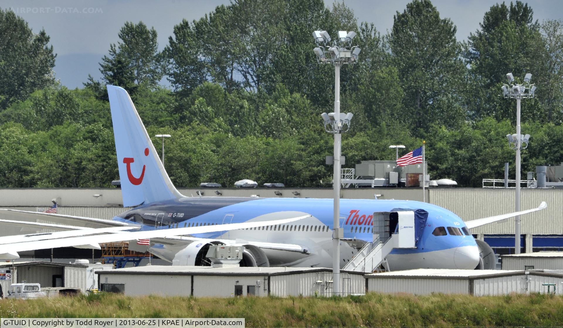 G-TUID, 2013 Boeing 787-8 Dreamliner C/N 36424, Undergoing final preparations before entering service