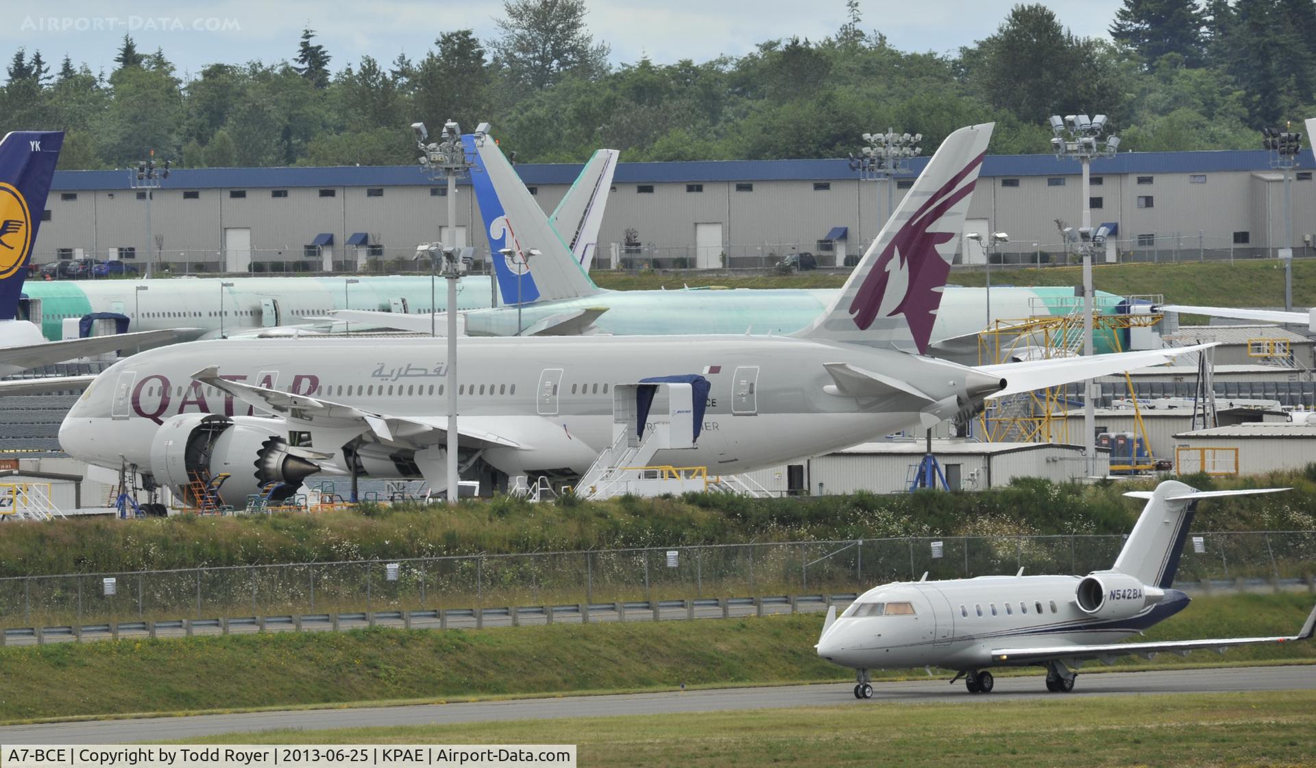 A7-BCE, 2013 Boeing 787-8 Dreamliner C/N 38323, Undergoing final preparations before entering service