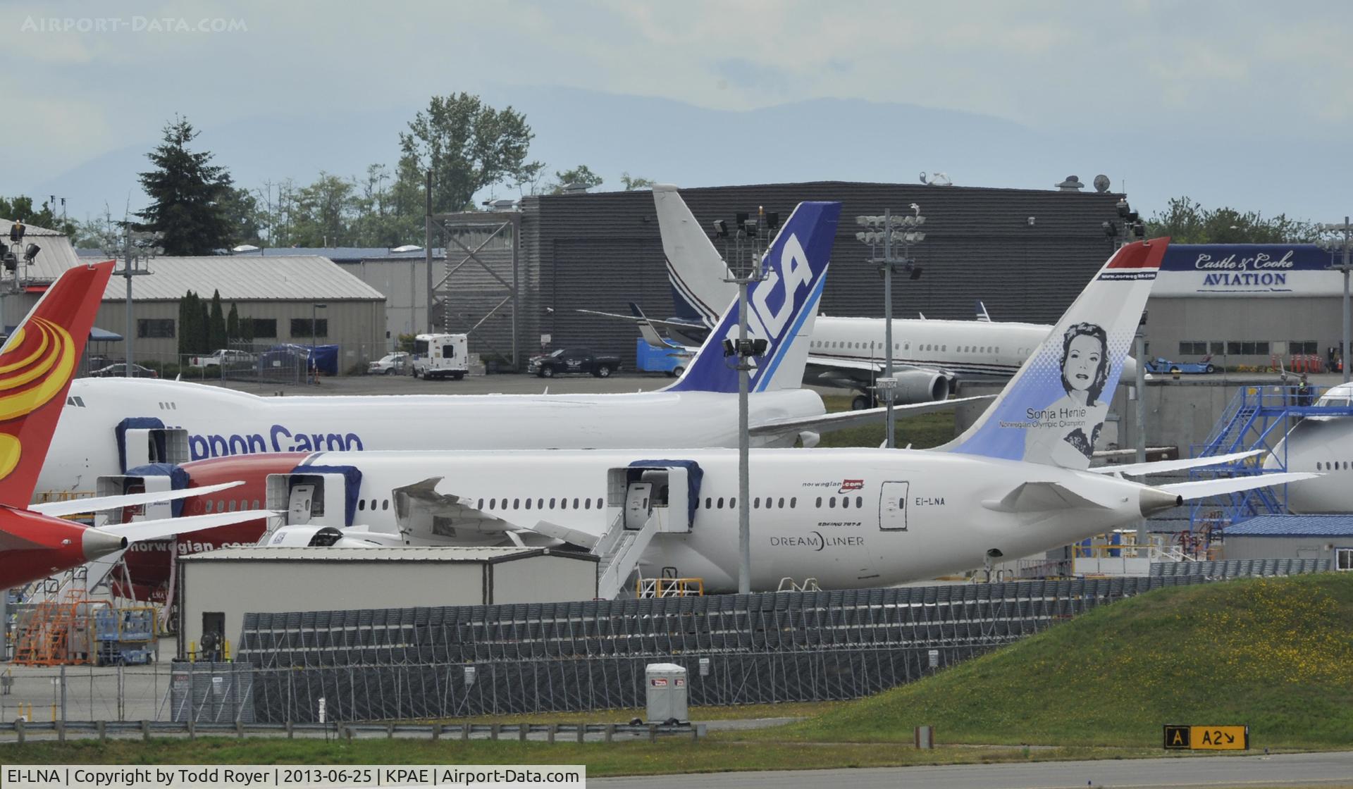 EI-LNA, 2013 Boeing 787-8 Dreamliner C/N 35304, Undergoing final preparations before entering service