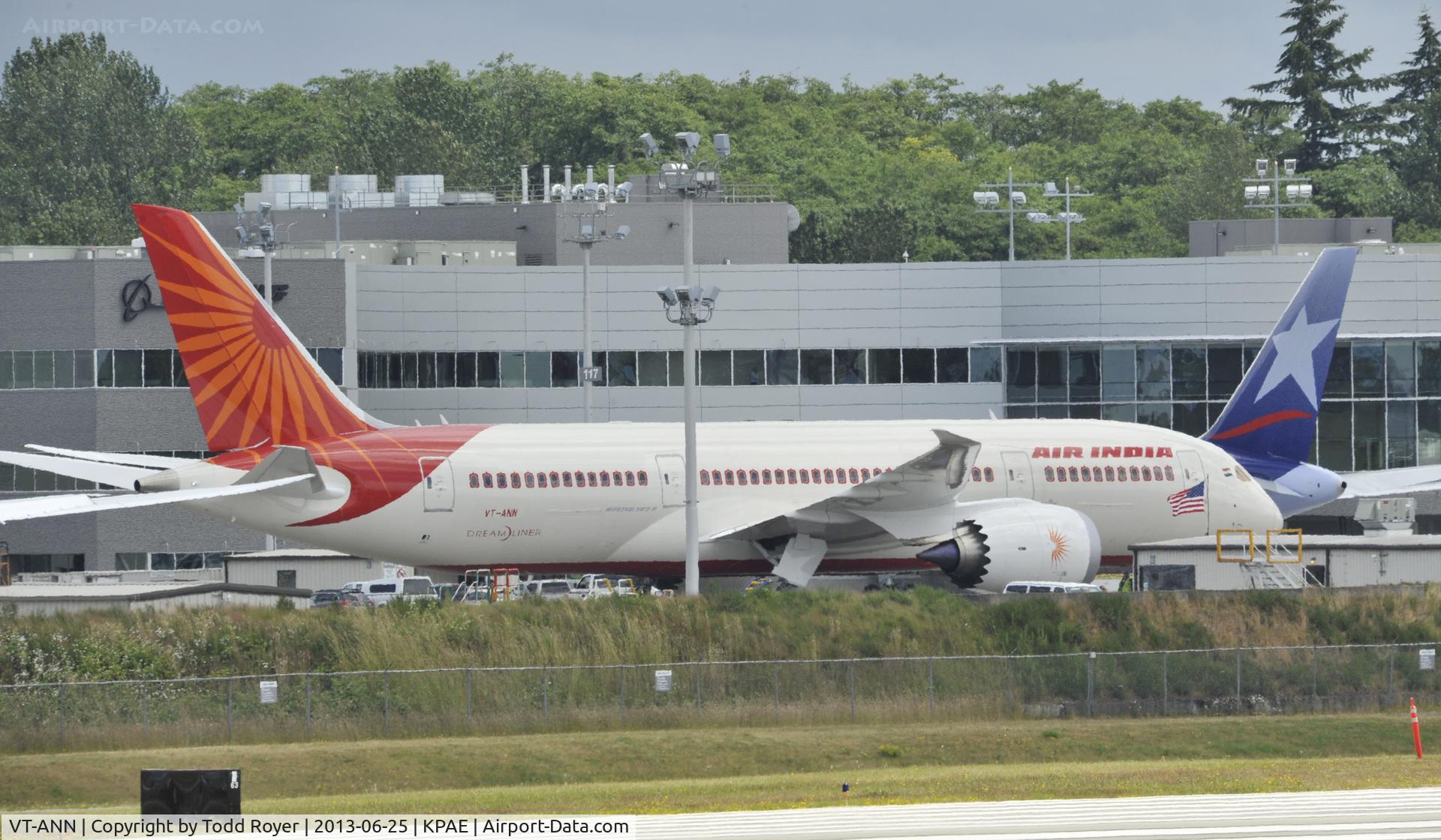 VT-ANN, 2013 Boeing 787-8 Dreamliner C/N 36285, Getting ready for delivery