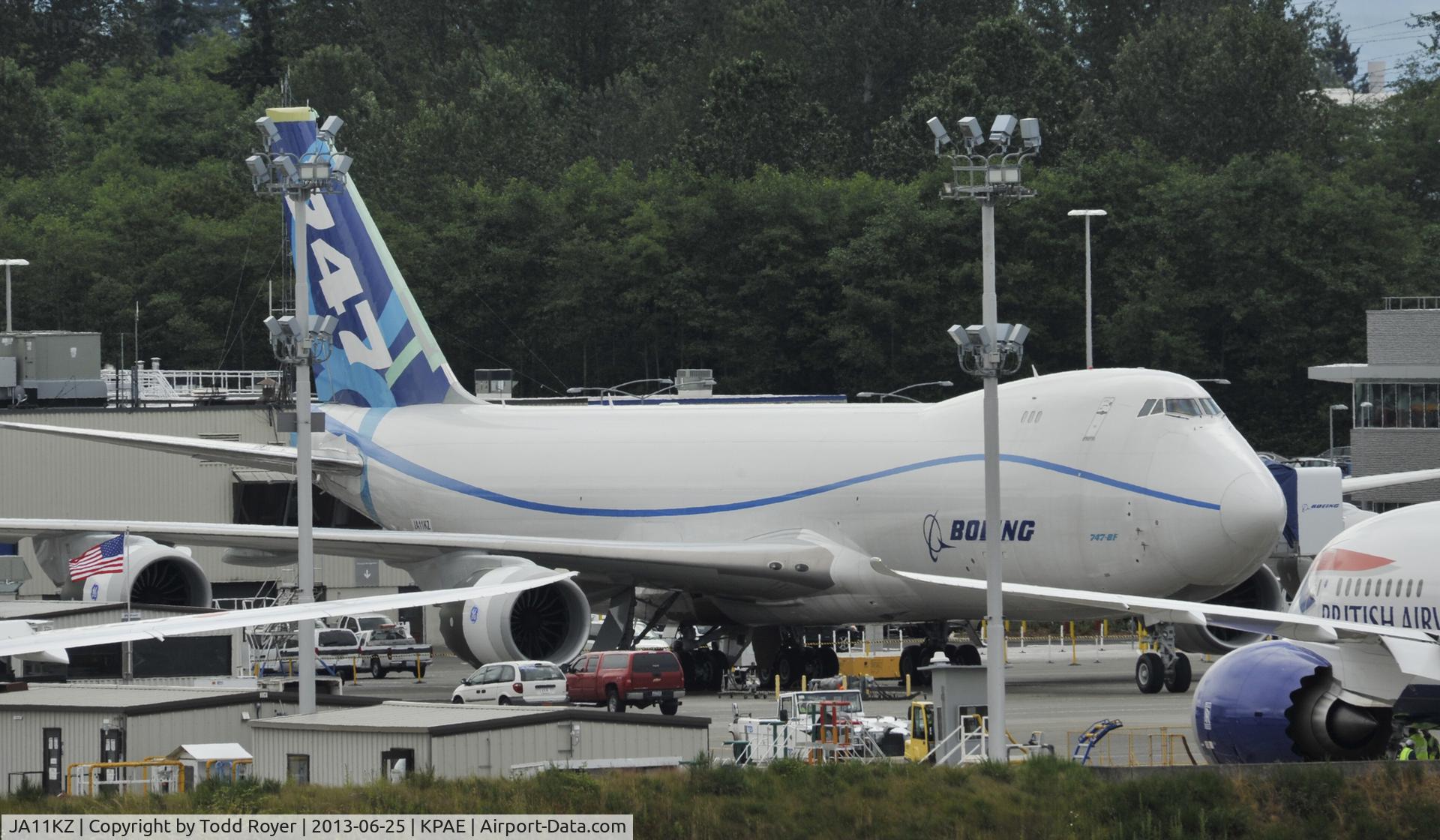 JA11KZ, 2010 Boeing 747-8KZF C/N 36136, At Paine Field