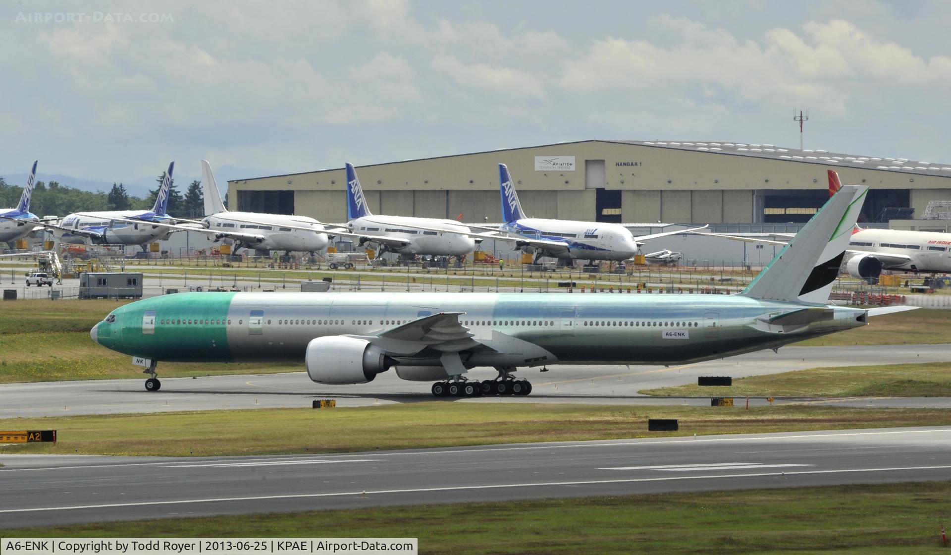 A6-ENK, 2013 Boeing 777-31H/ER C/N 38991, At Paine Field