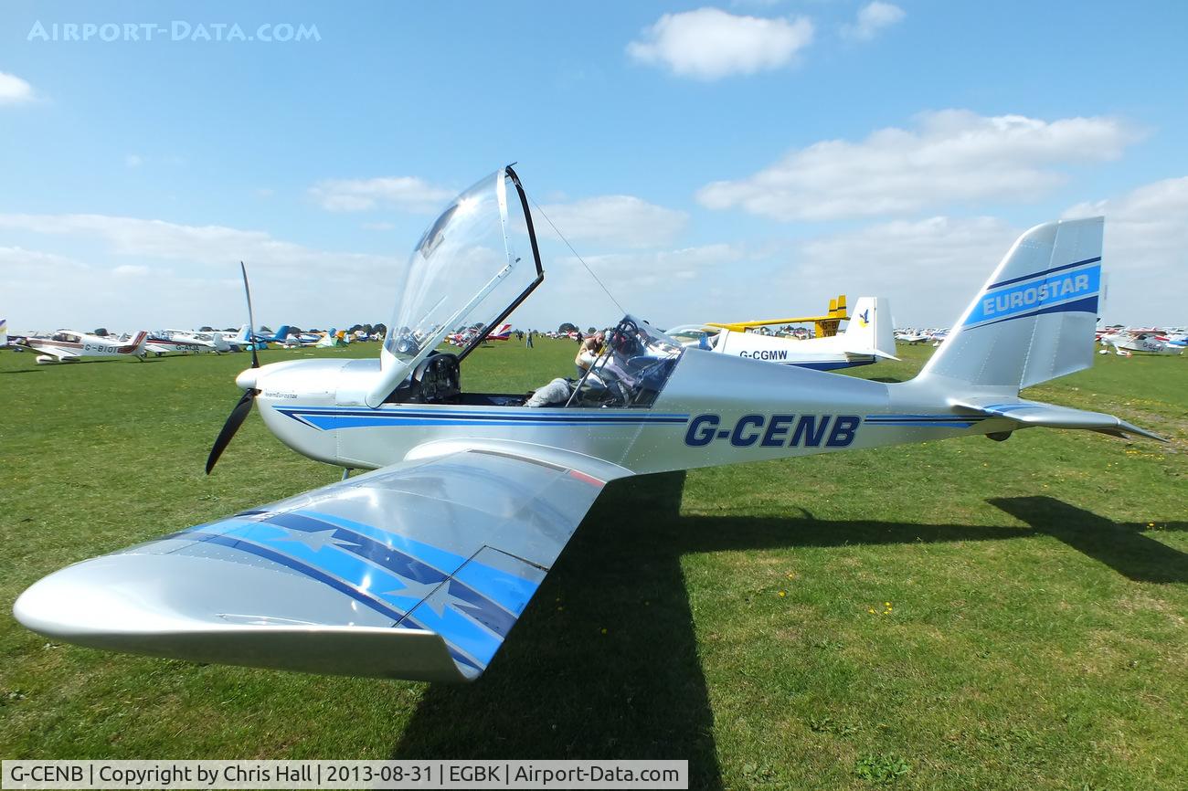 G-CENB, 2007 Cosmik EV-97 TeamEurostar UK C/N 2913, at the LAA Rally 2013, Sywell