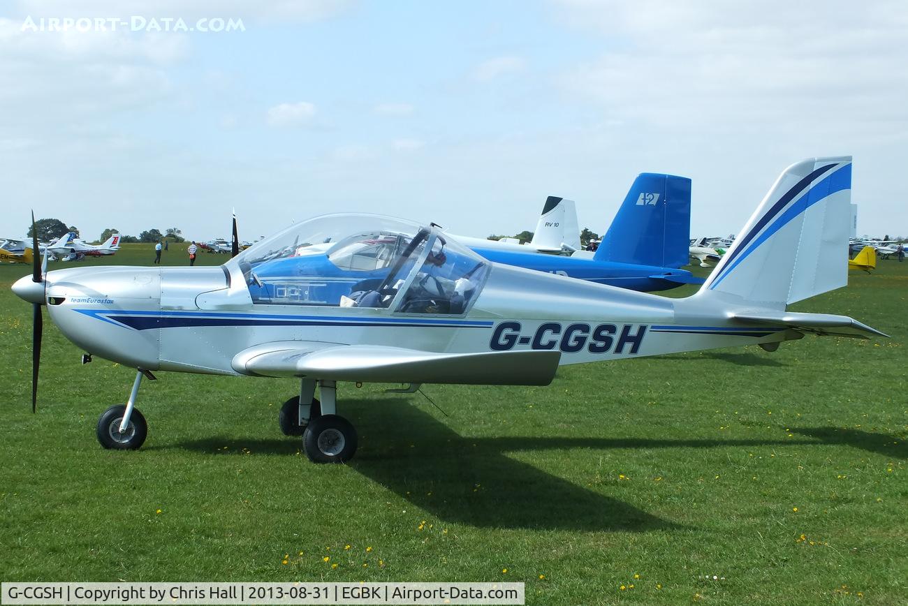 G-CGSH, 2010 Cosmik EV-97 TeamEurostar UK C/N 3604, at the LAA Rally 2013, Sywell