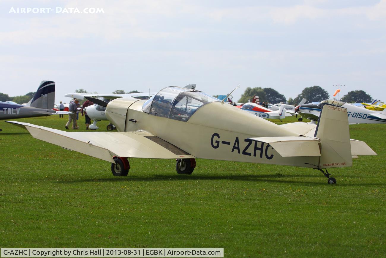 G-AZHC, 1958 Wassmer (Jodel) D-112 Club C/N 585, at the LAA Rally 2013, Sywell
