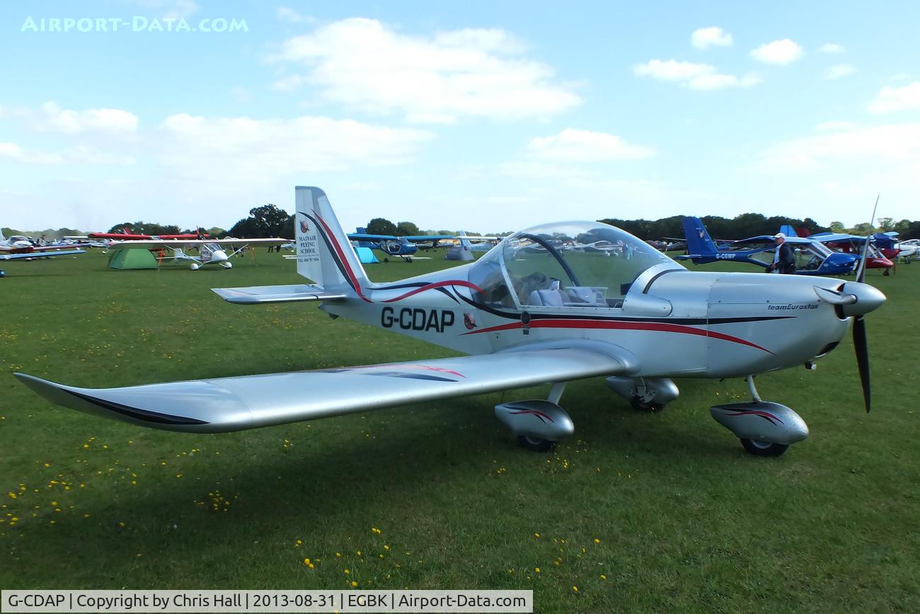 G-CDAP, 2004 Aerotechnik EV-97 TeamEurostar UK C/N 2114, at the LAA Rally 2013, Sywell