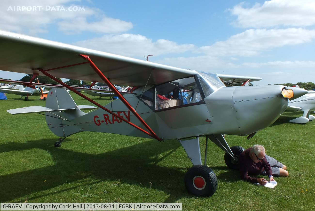 G-RAFV, 1992 Avid Speedwing C/N PFA 189-11738, at the LAA Rally 2013, Sywell