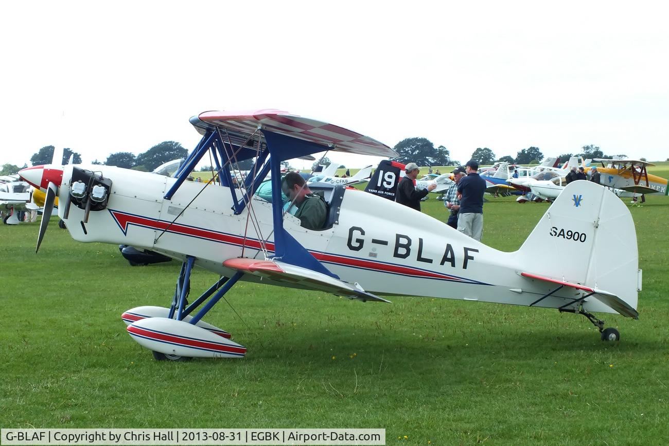 G-BLAF, 1987 Stolp SA-900 V-Star C/N PFA 106-10651, at the LAA Rally 2013, Sywell