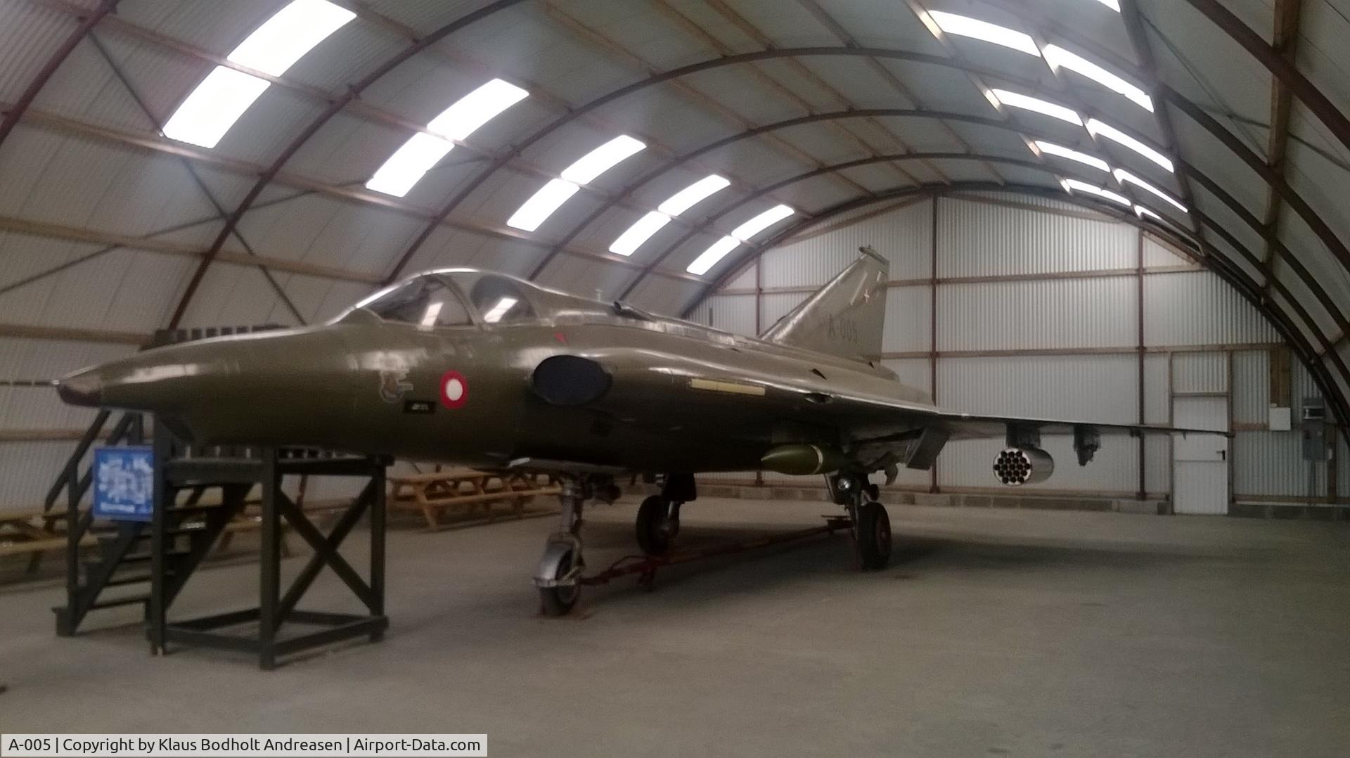 A-005, 1970 Saab F-35 Draken C/N 35-1005, The F-35 Draken taken at Langelandsfortet.