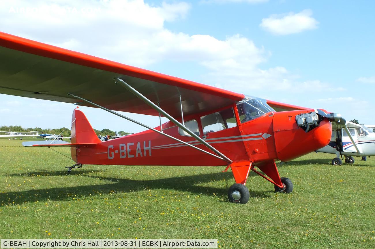 G-BEAH, 1946 Auster J-2 Arrow C/N 2366, at the LAA Rally 2013, Sywell