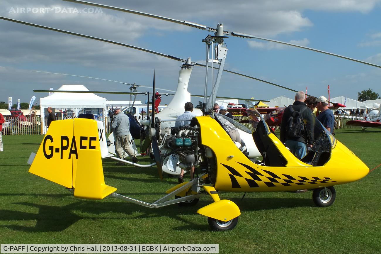 G-PAFF, 2011 Rotorsport UK MTOsport C/N RSUK/MTOS/039, at the LAA Rally 2013, Sywell