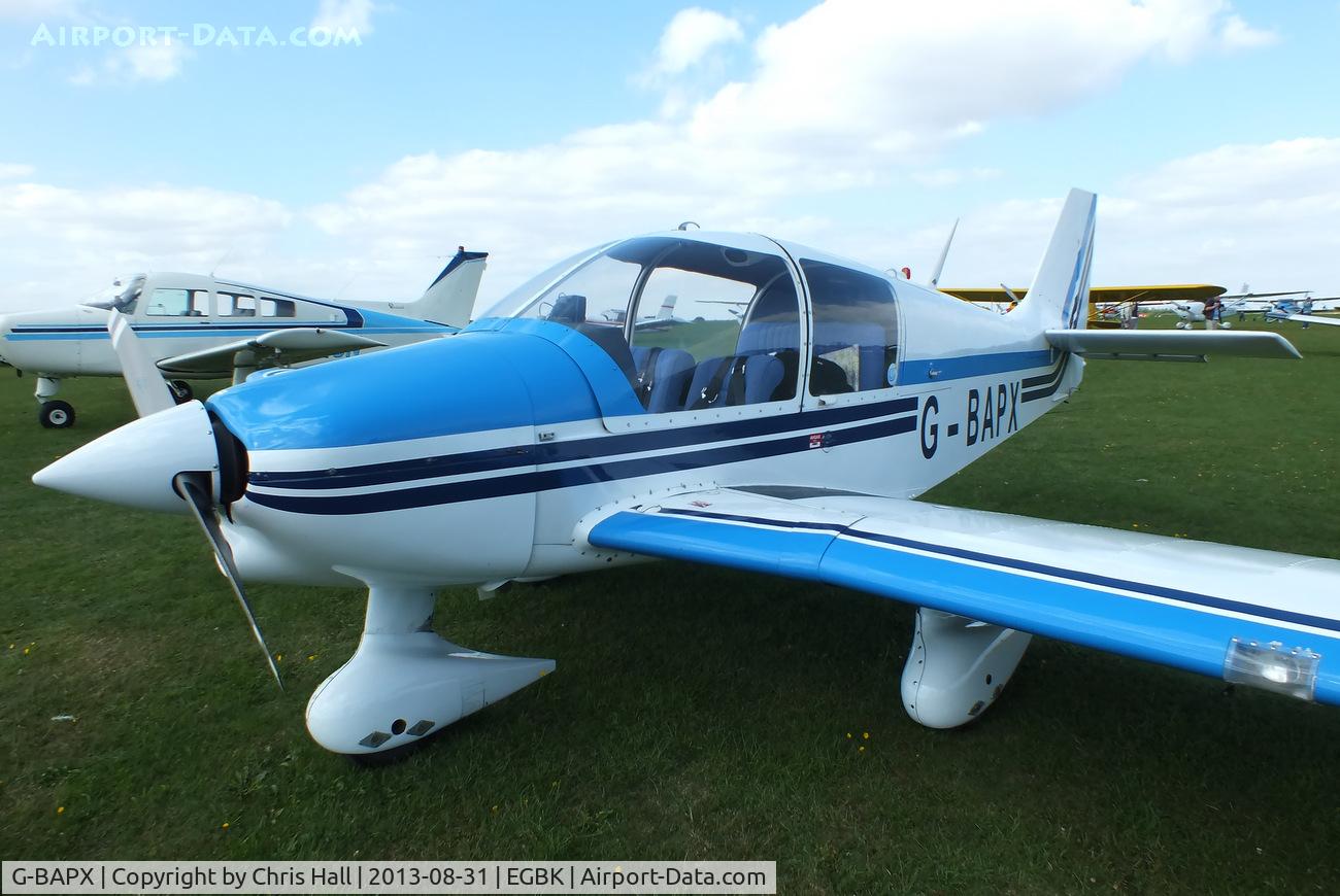 G-BAPX, 1972 Robin DR-400-160 Chevalier C/N 789, at the LAA Rally 2013, Sywell