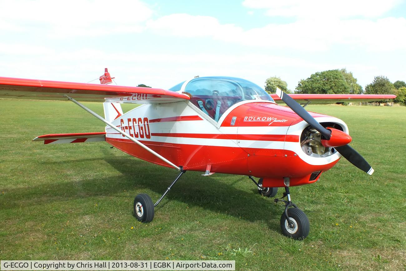 G-ECGO, 1966 Bolkow Bo-208C Junior C/N 599, at the LAA Rally 2013, Sywell