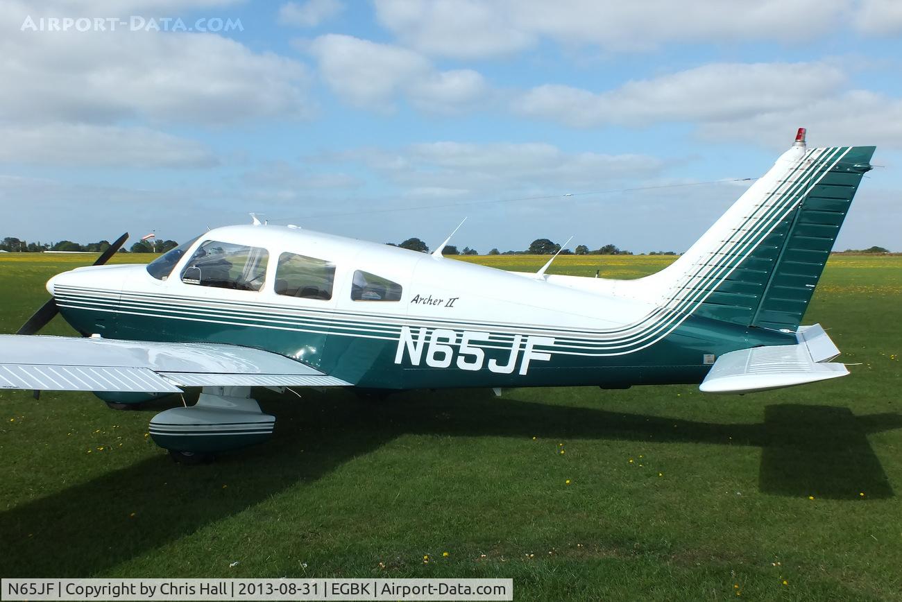 N65JF, 1978 Piper PA-28-181 Cherokee Archer II C/N 28-7990140, at the LAA Rally 2013, Sywell