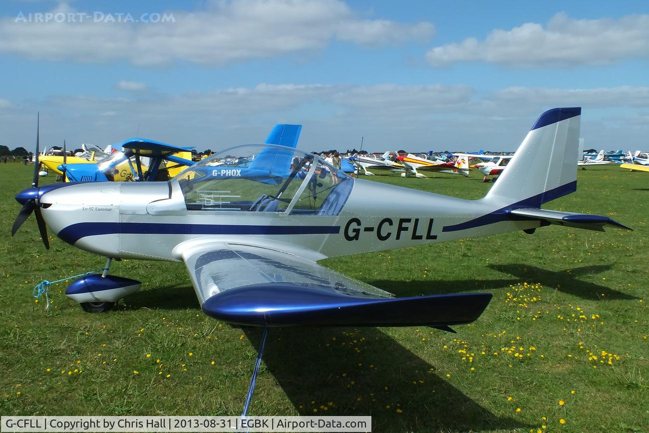 G-CFLL, 2008 Aerotechnik EV-97 Eurostar C/N LAA 315-14825, at the LAA Rally 2013, Sywell