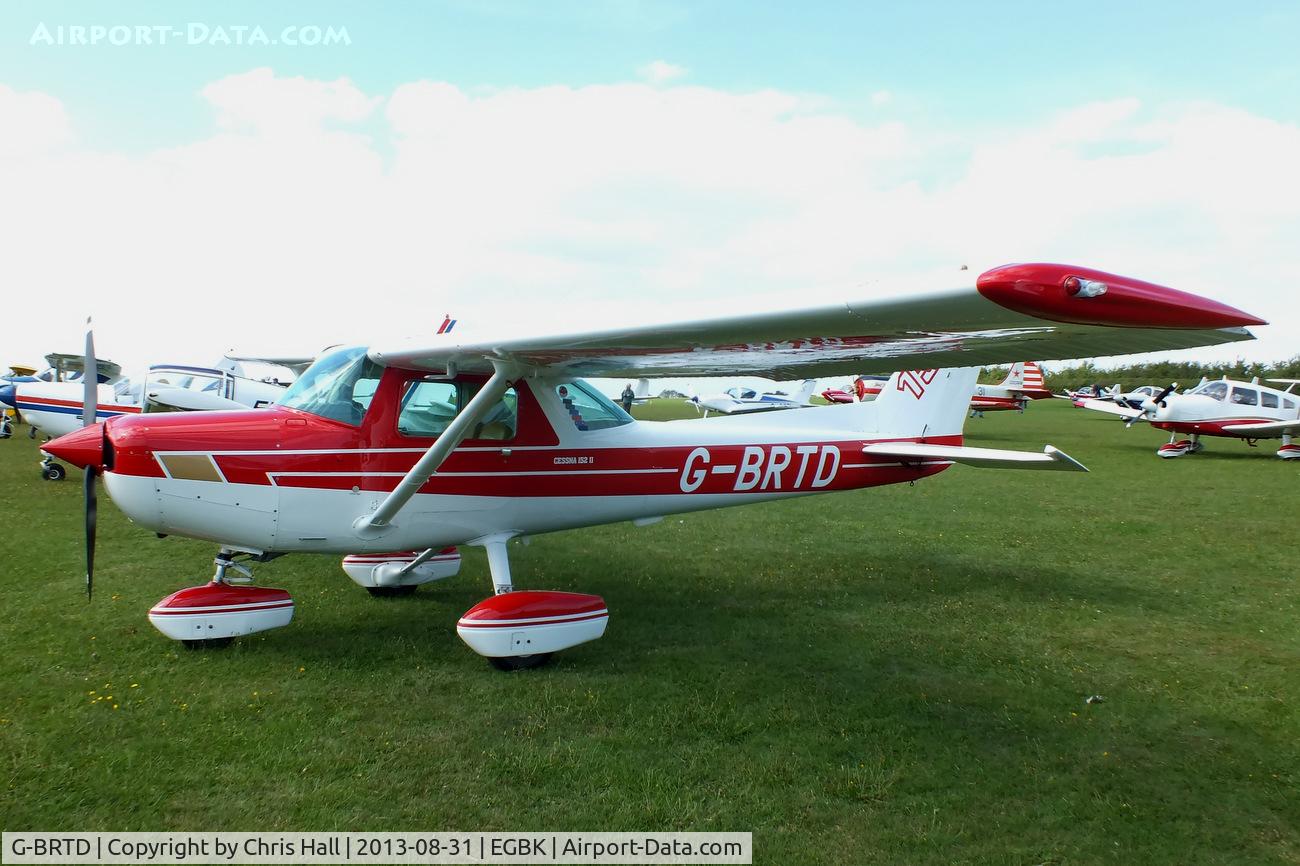 G-BRTD, 1977 Cessna 152 C/N 152-80023, at the LAA Rally 2013, Sywell