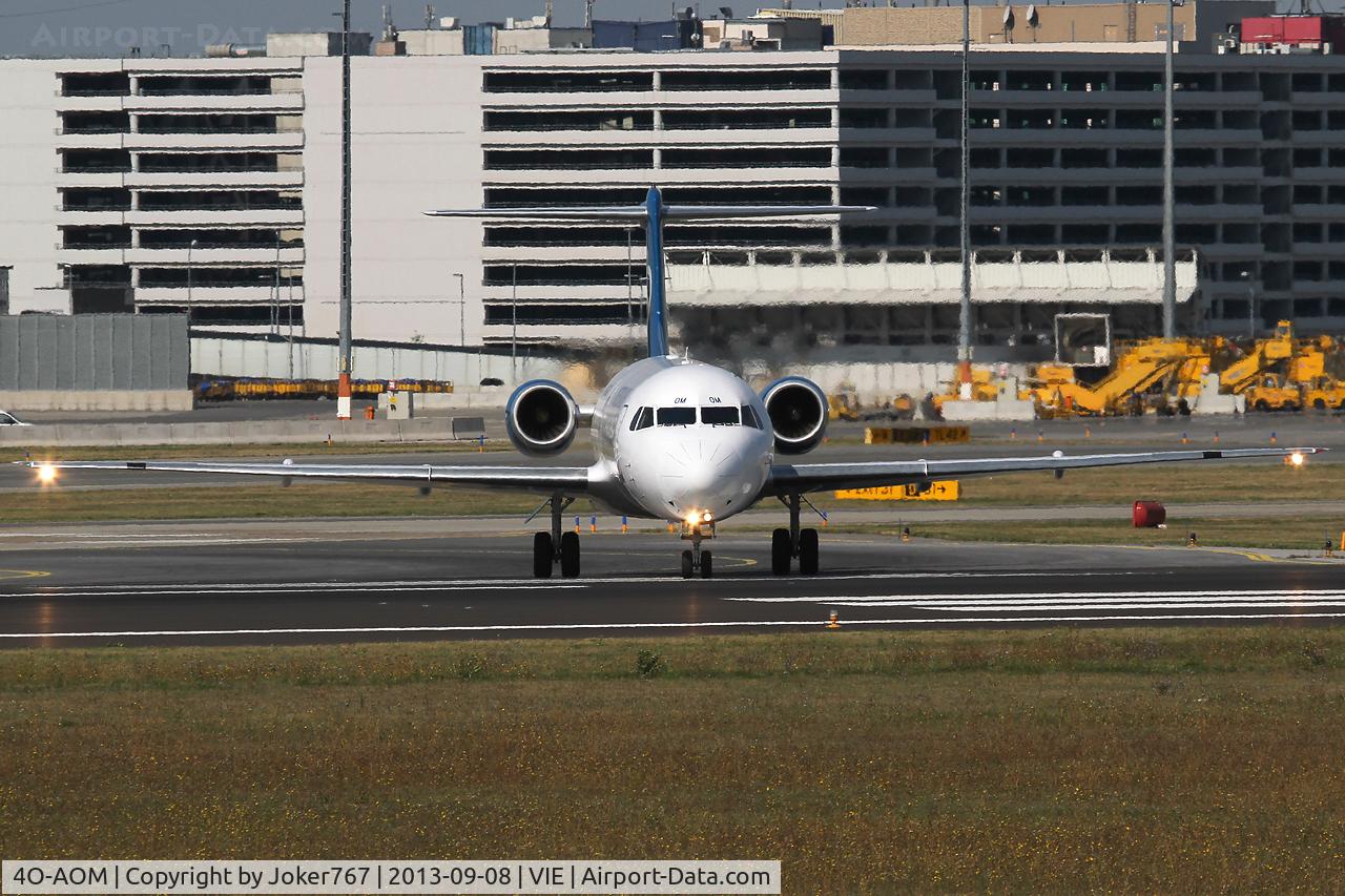 4O-AOM, 1990 Fokker 100 (F-28-0100) C/N 11321, Montenegro Airlines