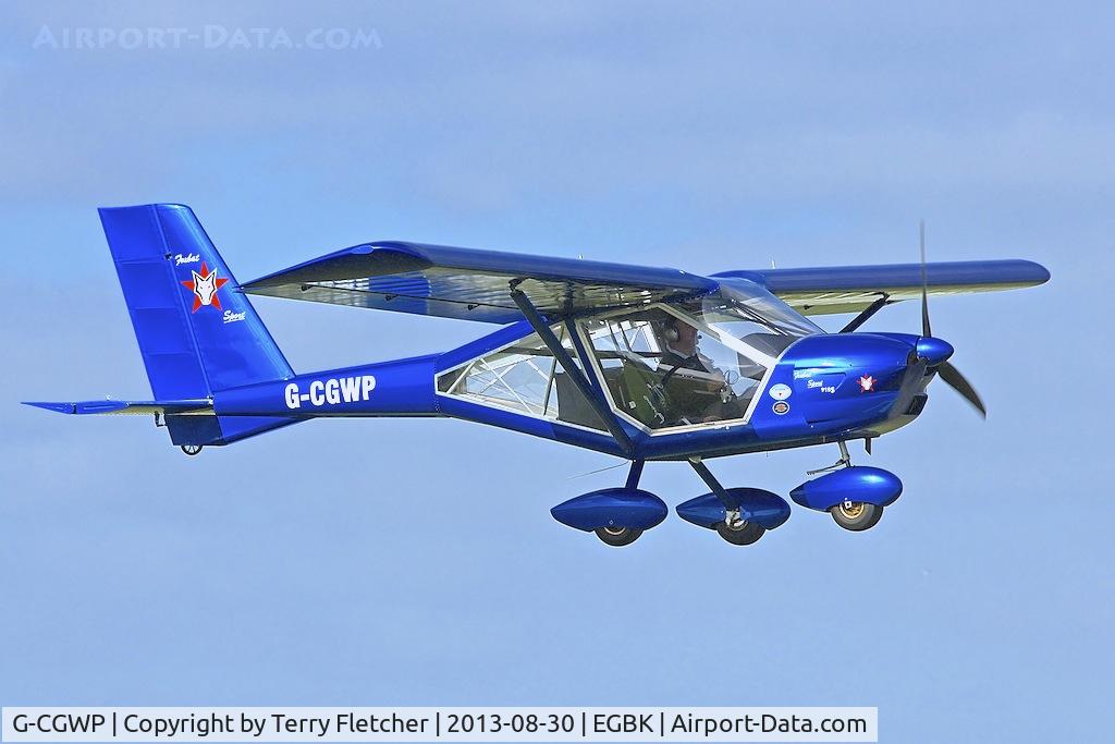 G-CGWP, 2011 Aeroprakt A-22L Foxbat C/N LAA 317A-15070, Arriving at the 2013 Light Aircraft Association Rally at Sywell in the UK