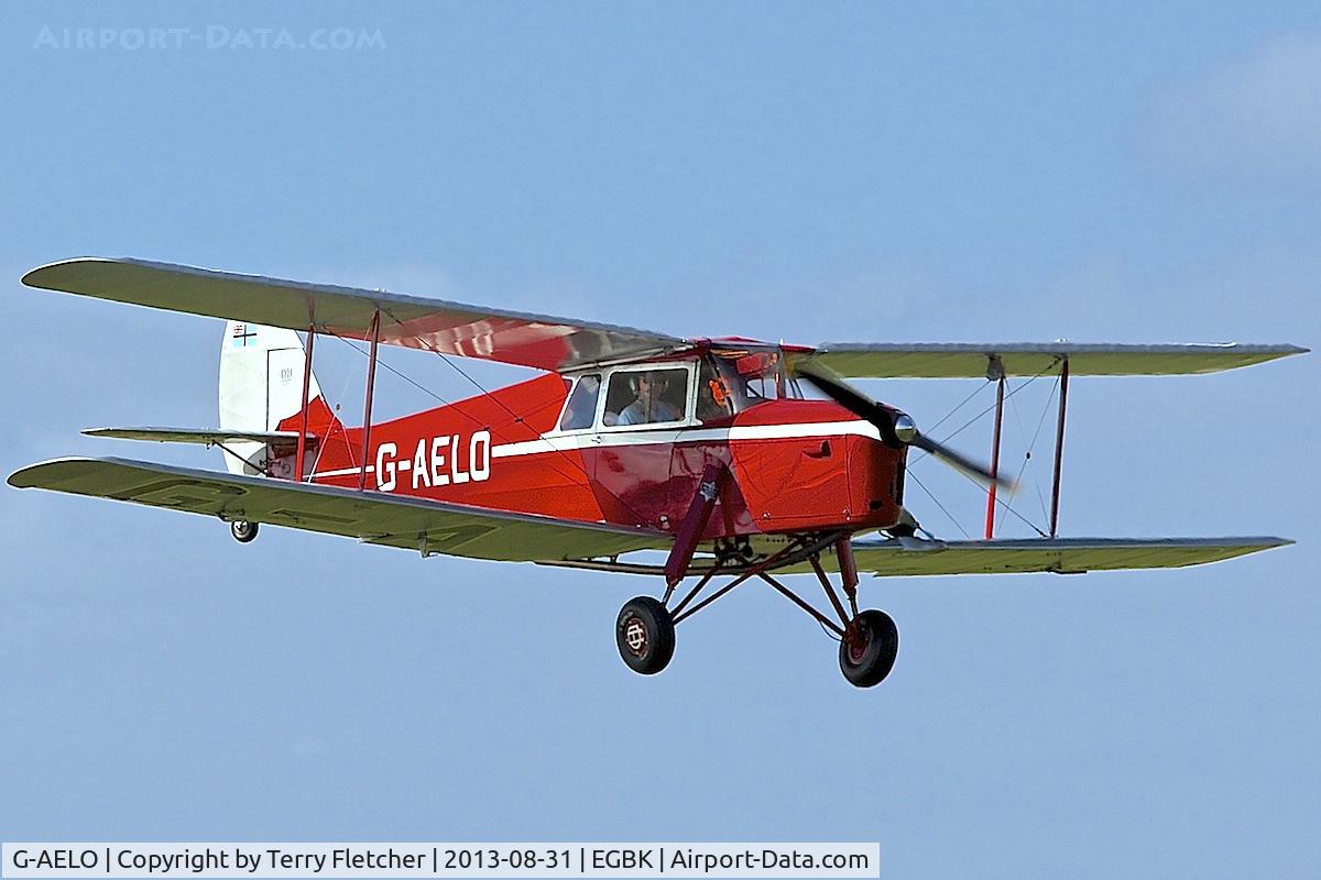 G-AELO, 1936 De Havilland DH.87B Hornet Moth C/N 8105, 1936 De Havilland DH-87B Hornet Moth, c/n: 8105 at Sywell