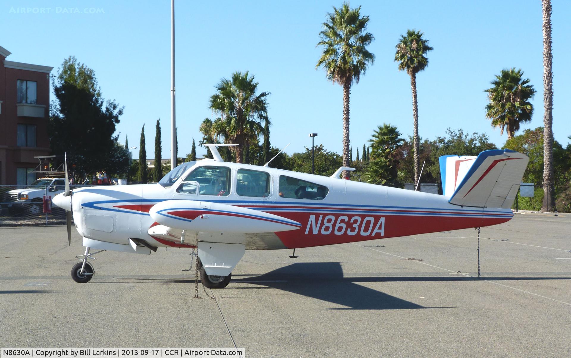 N8630A, 1949 Beech A35 Bonanza C/N D-2040, Visitor