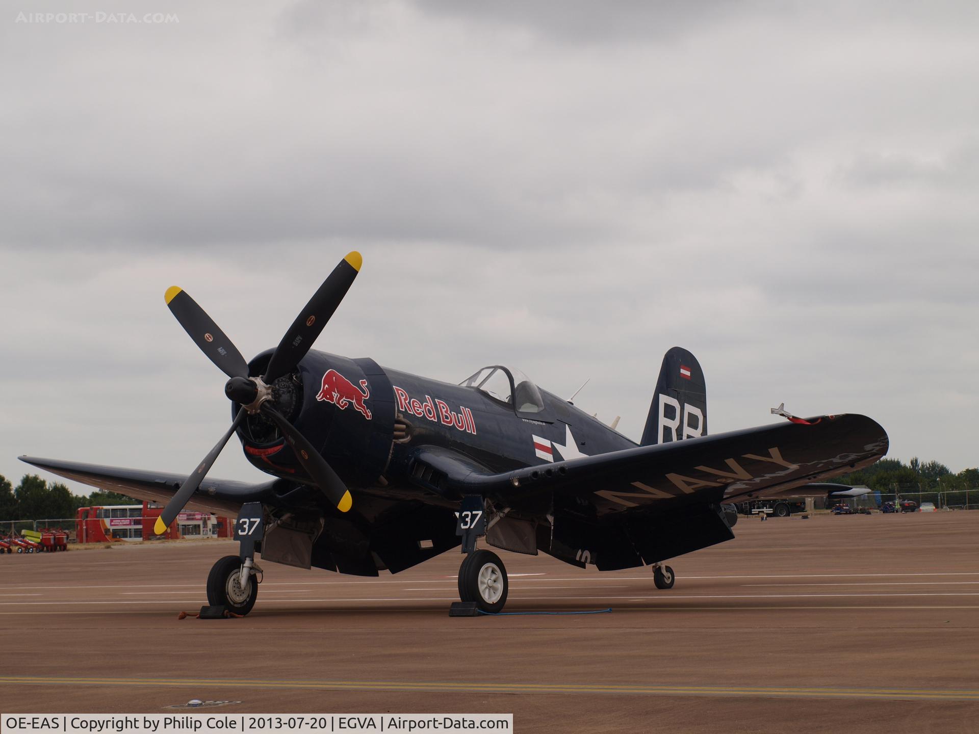 OE-EAS, 1945 Vought F4U-4 Corsair C/N 9149, RIAT 2013