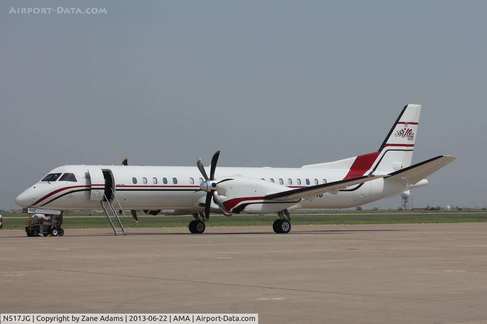 N517JG, 1995 Saab 2000 C/N 2000-021, Joe Gibbs Racing SAAB - Amarillo International Airport