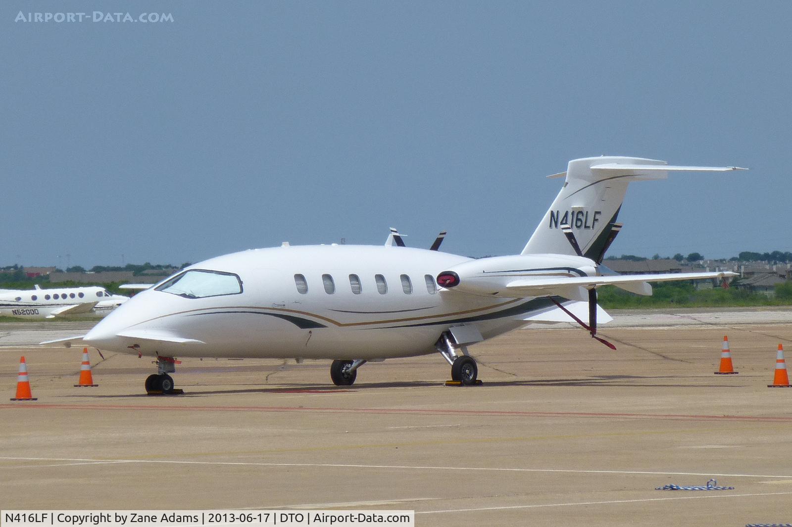N416LF, Piaggio P-180 Avanti C/N 1012, At Denton Municipal