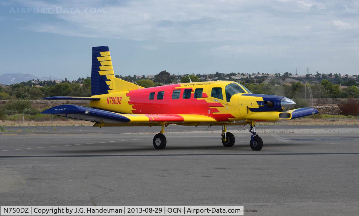 N750DZ, 2004 Pacific Aerospace 750XL C/N 108, Skydiver jump aircraft.