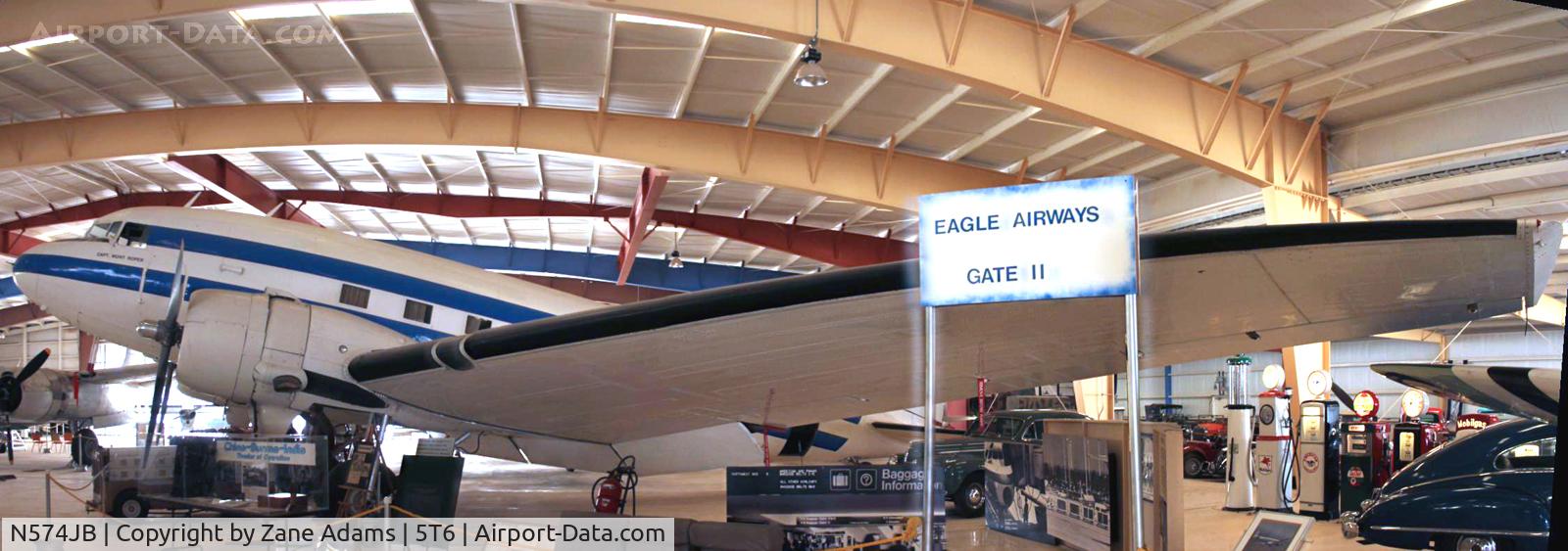 N574JB, 1944 Douglas DC3C-S1C3G (C-47A) C/N 20145, At the War Eagles Museum - Santa Teresa, NM