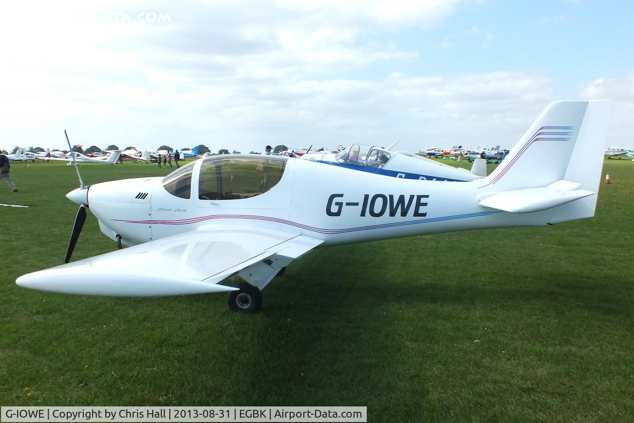 G-IOWE, 2001 Europa XS Tri-Gear C/N PFA 247-13303, at the LAA Rally 2013, Sywell