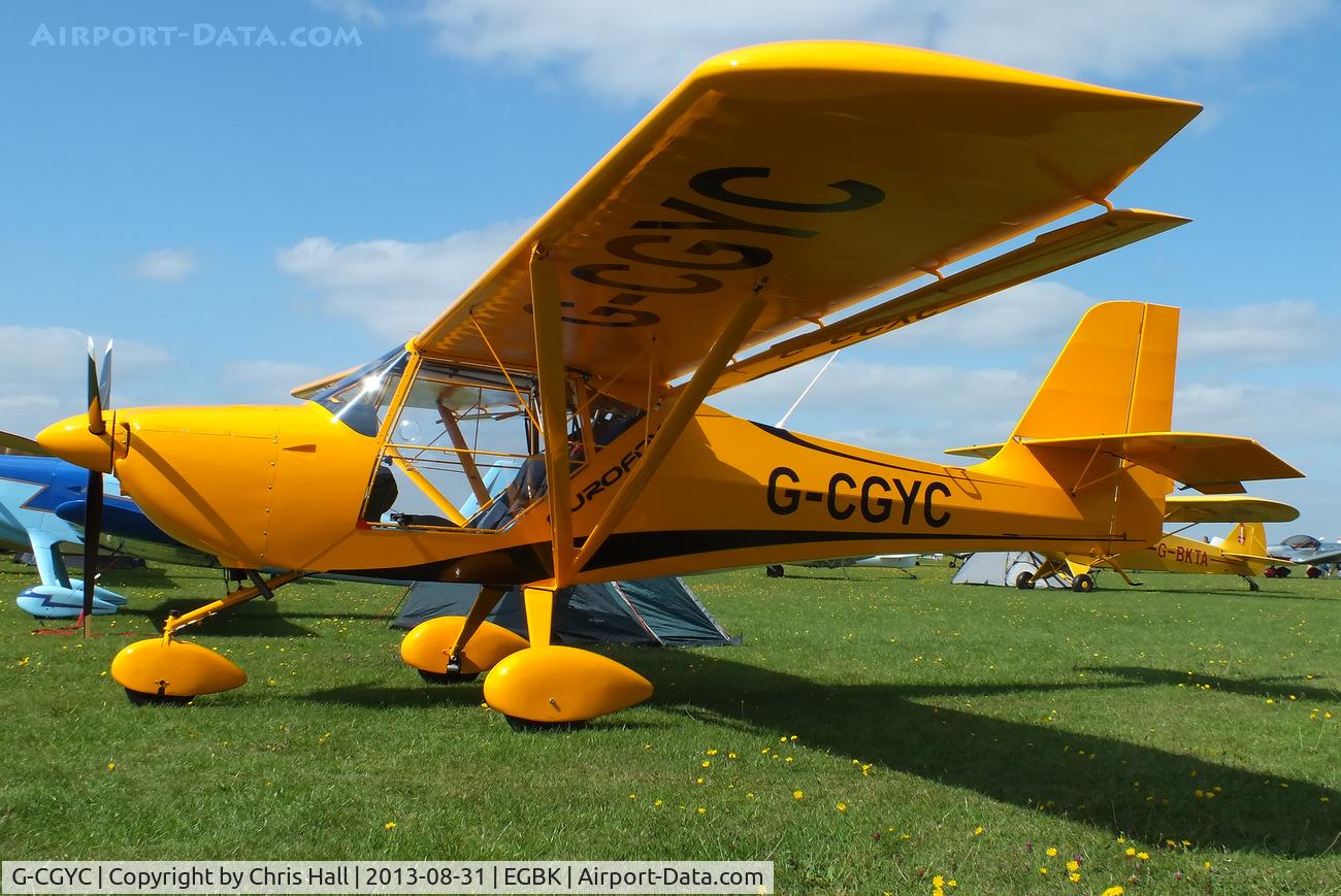 G-CGYC, 2012 Aeropro Eurofox 912(S) C/N LAA 376-15100, at the LAA Rally 2013, Sywell