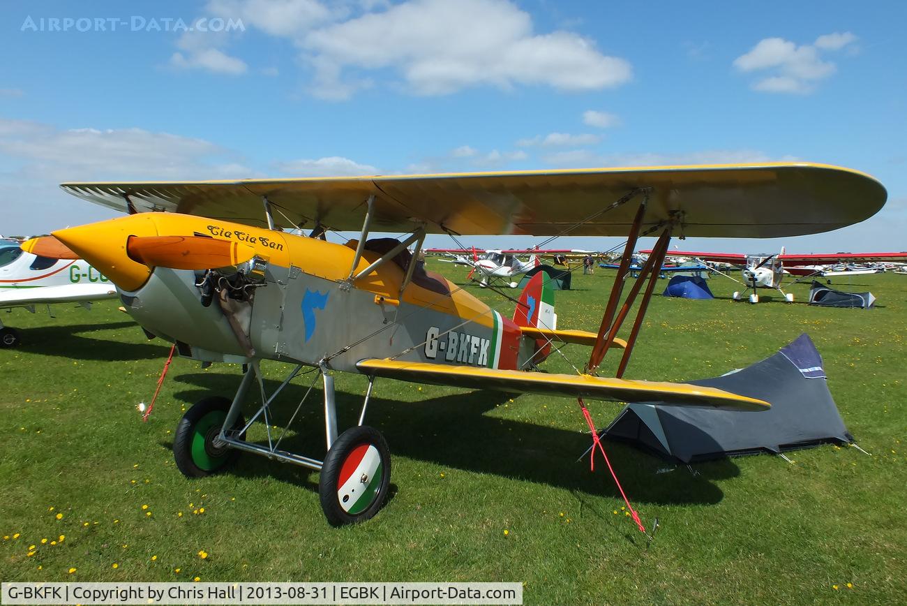 G-BKFK, 1988 Isaacs Fury II C/N PFA 011-10038, at the LAA Rally 2013, Sywell