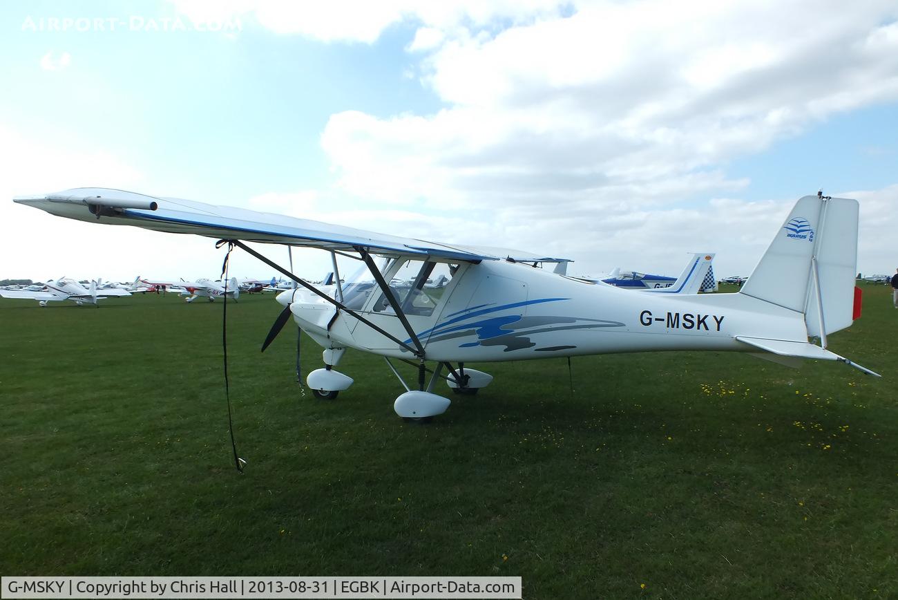 G-MSKY, 2001 Comco Ikarus C42 FB UK C/N PFA 322-13722, at the LAA Rally 2013, Sywell