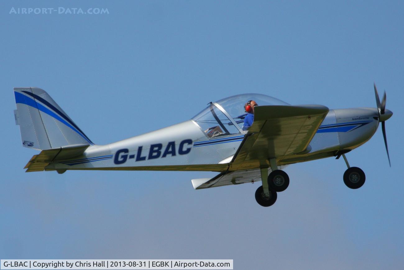 G-LBAC, 2011 Cosmik EV-97 TeamEurostar UK C/N 3934, at the LAA Rally 2013, Sywell