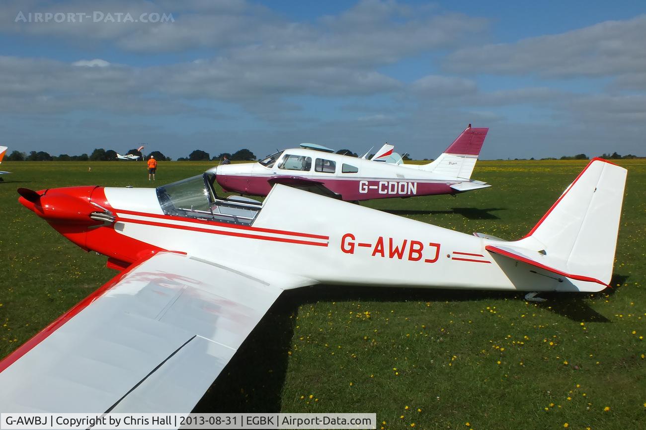G-AWBJ, 1968 Sportavia-Putzer Fournier RF-4D C/N 4055, at the LAA Rally 2013, Sywell