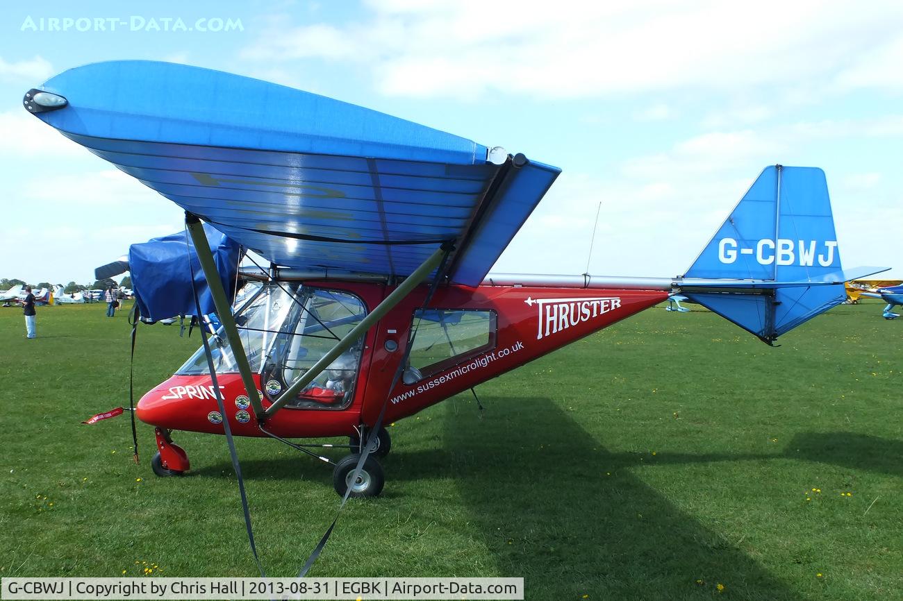 G-CBWJ, 2002 Thruster T600N 450 C/N 0092-T600N-069, at the LAA Rally 2013, Sywell