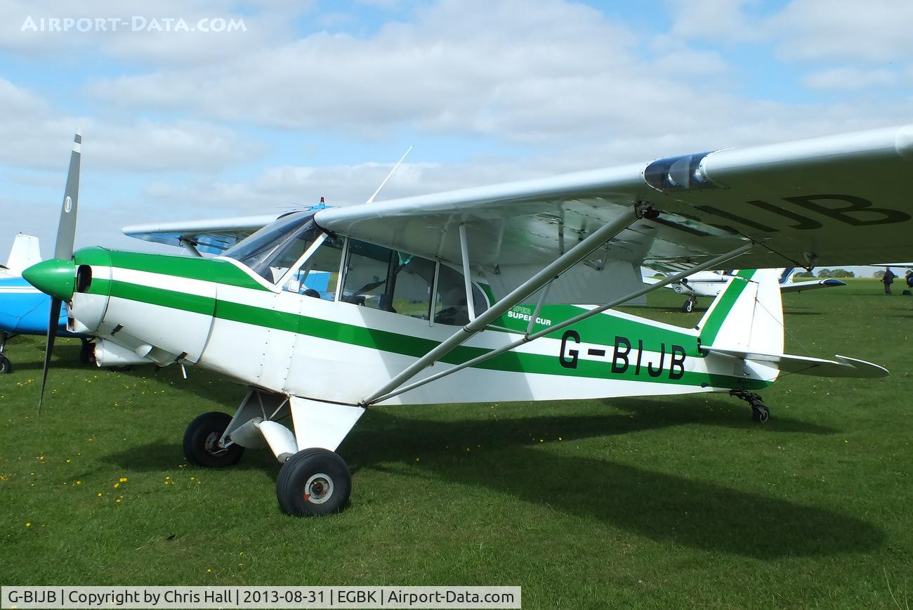 G-BIJB, 1980 Piper PA-18-150 Super Cub C/N 18-8009001, at the LAA Rally 2013, Sywell