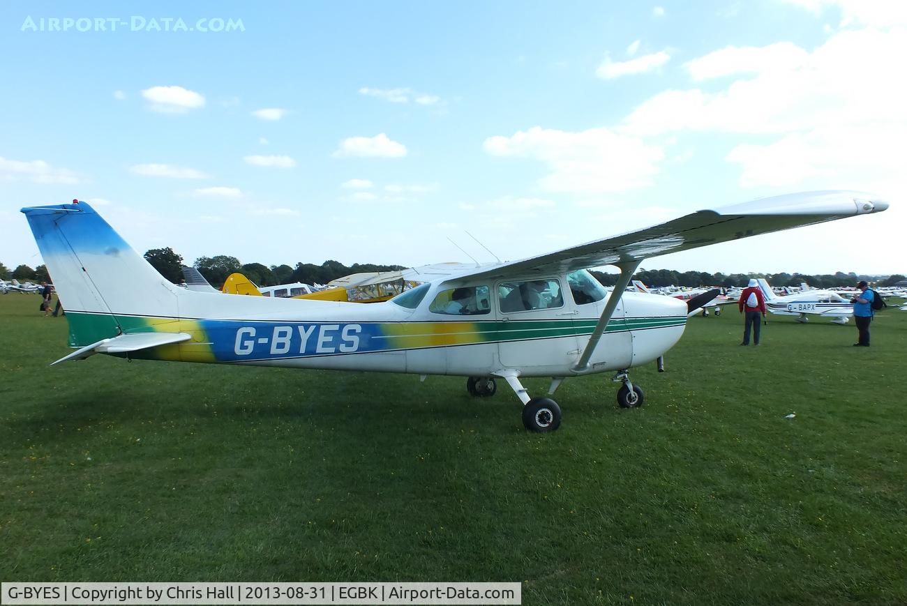 G-BYES, 1981 Cessna 172P C/N 172-74514, at the LAA Rally 2013, Sywell