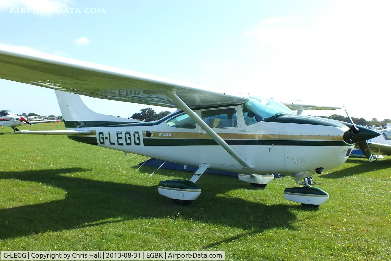 G-LEGG, 1980 Reims F182Q Skylane C/N 0145, at the LAA Rally 2013, Sywell