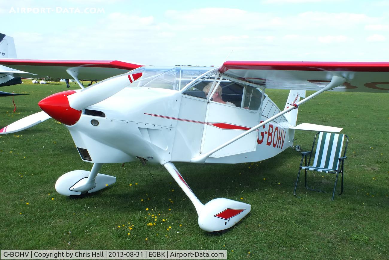 G-BOHV, 1990 Wittman W-8 Tailwind C/N PFA 031-11151, at the LAA Rally 2013, Sywell