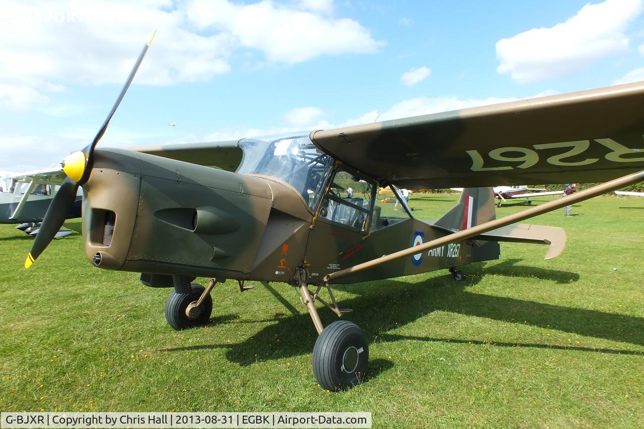 G-BJXR, 1962 Auster AOP.9 C/N 184, at the LAA Rally 2013, Sywell