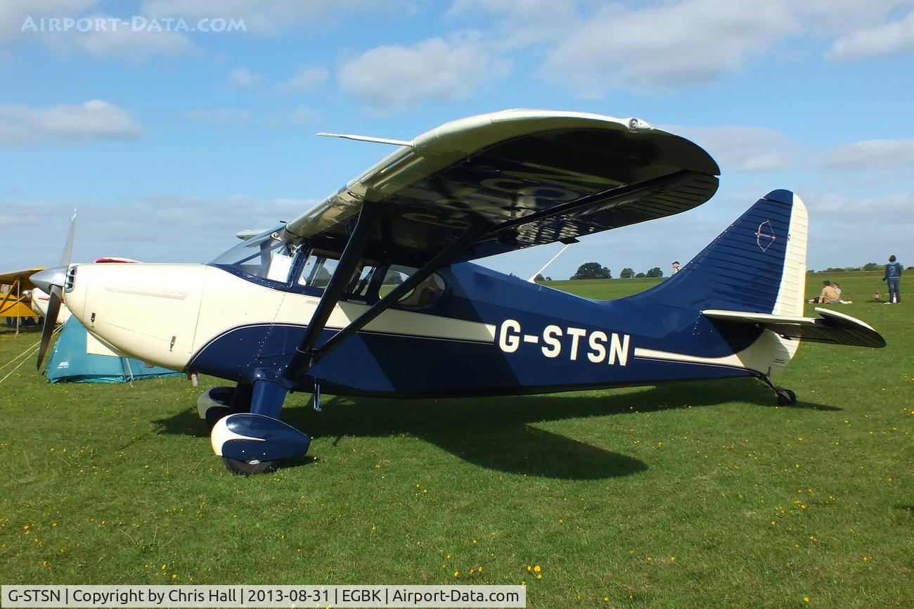 G-STSN, 1948 Stinson Flying Station Wagon C/N 108-4352, at the LAA Rally 2013, Sywell