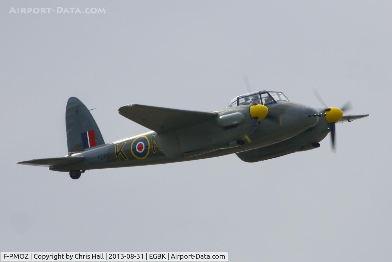 F-PMOZ, De Havilland (BBC) DH-98 Mosquito Replica C/N 1, at the LAA Rally 2013, Sywell